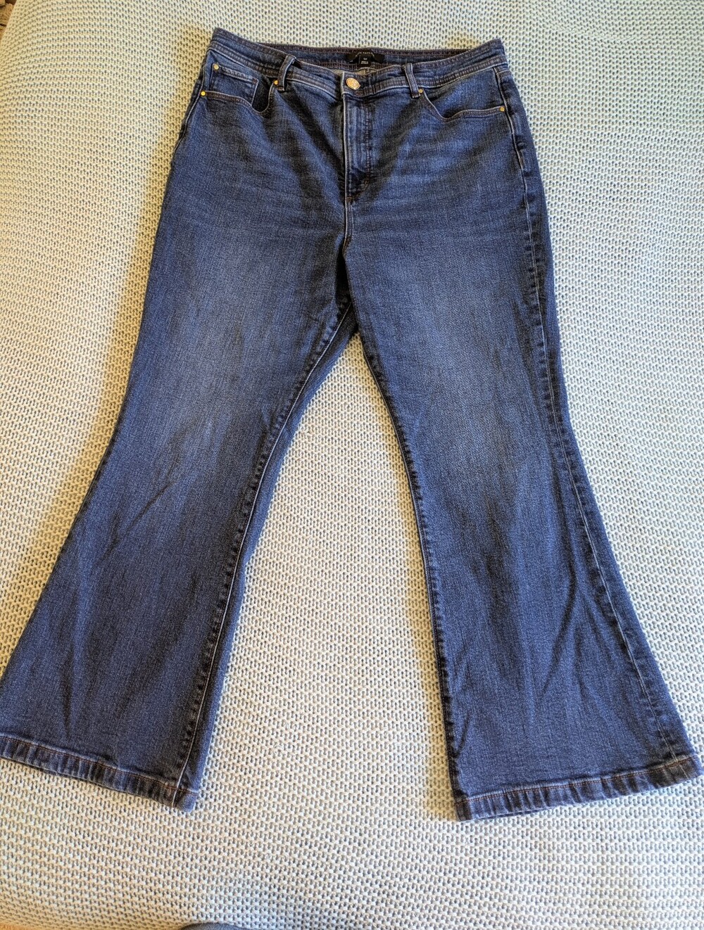 Ann Taylor Flare Hi-Rise Jeans Sz 16P